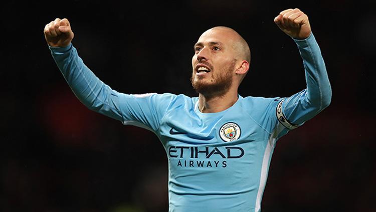 David Silva, pemain Manchester City.