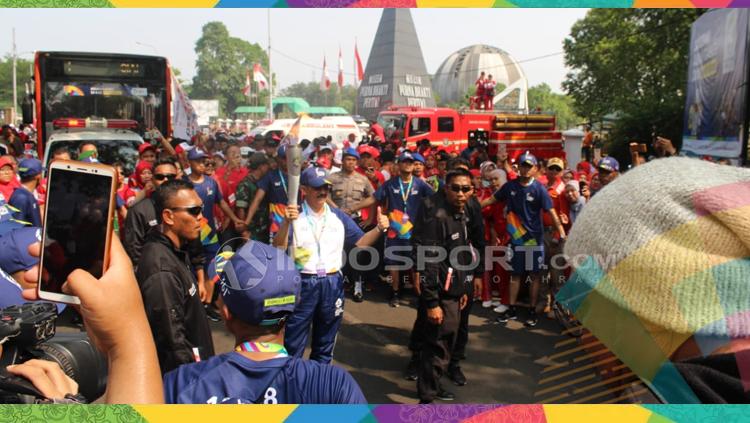 Torch relay atau pawai obor Asian Games 2018 di Jakarta dimulai hari ini. Sejumlah ruas jalan di Jakarta Timur hingga Jakarta Selatan yang dipakai untuk kegiatan tersebut ditutup sementara.