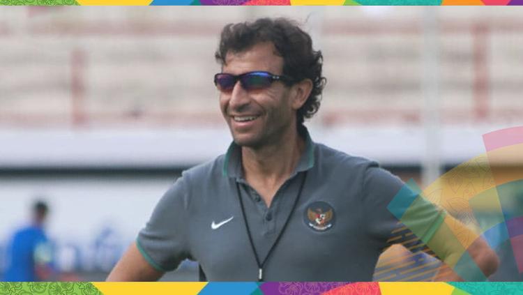Luis Milla pelatih Timnas Indonesia.
