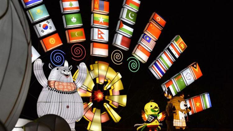 Ancol menyajikan festival lampion untuk menyambut Asian Games 2018