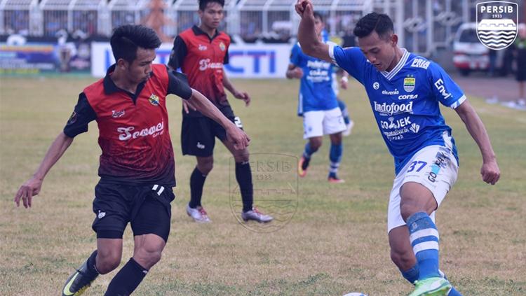 PSKC vs Persib Bandung. Copyright: Twitter.com/persib