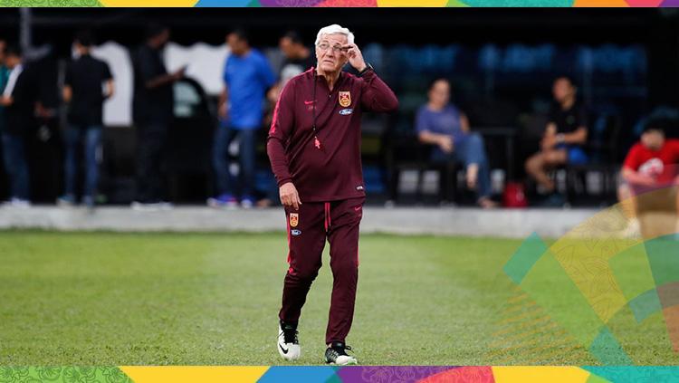 Pelatih Timnas seniro China, Marcello Lippi.