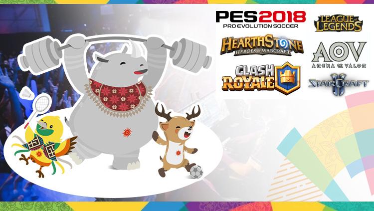 Ekshibisi eSports di Asian Games 2018.