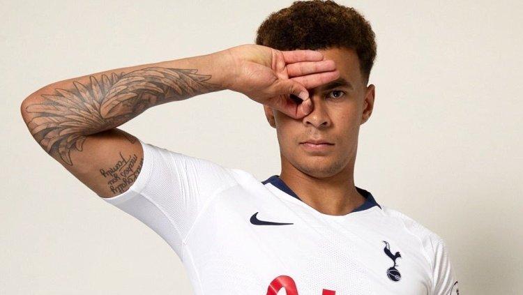 Selebrasi Gol Ala Pemain Tottenham Hotspur, Dele Alli Copyright: The South African