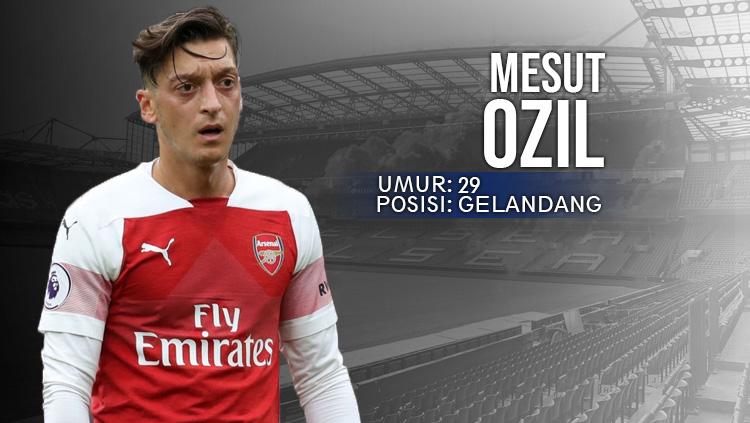 Chelsea vs Arsenal Mesut Ozil. Copyright: INDOSPORT