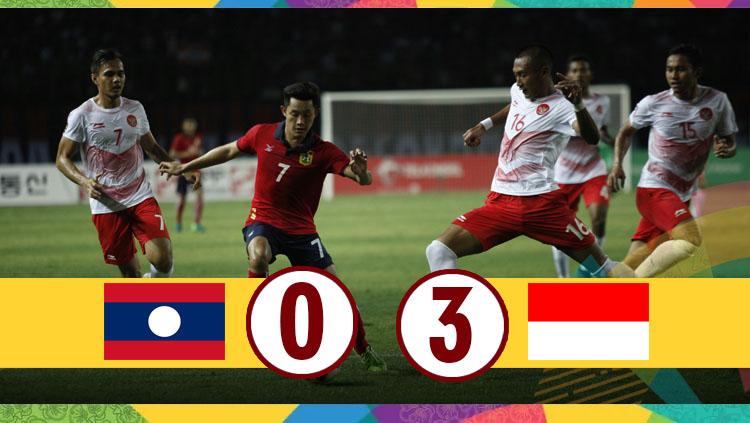 Hasil laga Timnas Laos U-23 vs Indonesia U-23.