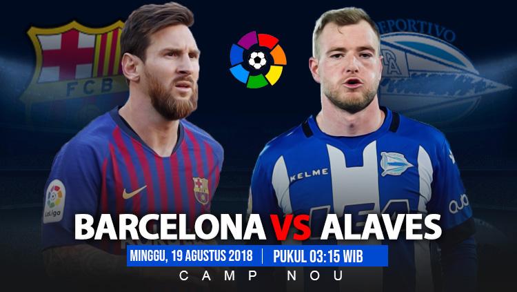 Barcelona vs Deportivo Alaves. - INDOSPORT