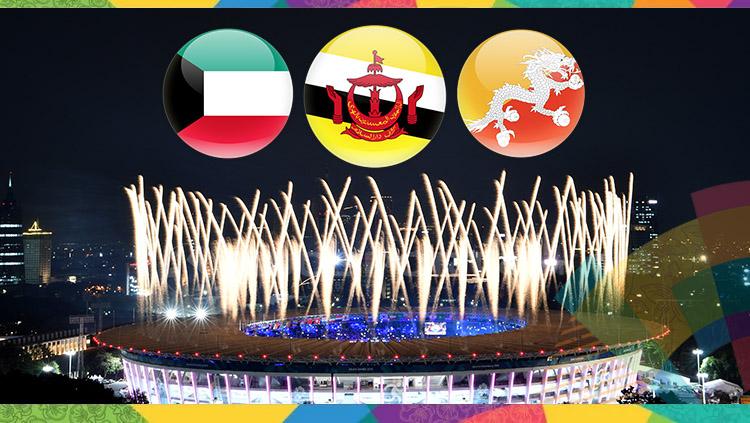 Negara yang sumbangkan atlet paling sedikit di Asian Games 2018.