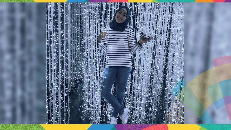Defia Rosmaniar, atlet taekwondo peraih emas pertama bagi Indonesia di Asian Games 2018. Copyright: Instagram@defiarosmaniar