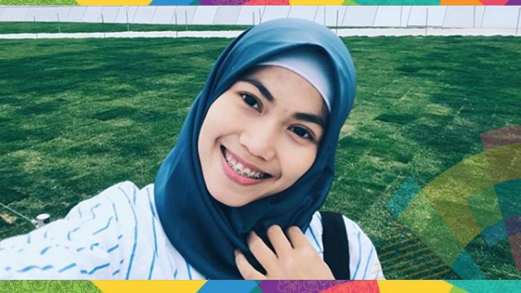 Defia Rosmaniar, atlet taekwondo peraih emas pertama bagi Indonesia di Asian Games 2018. Copyright: Instagram@defiarosmaniar