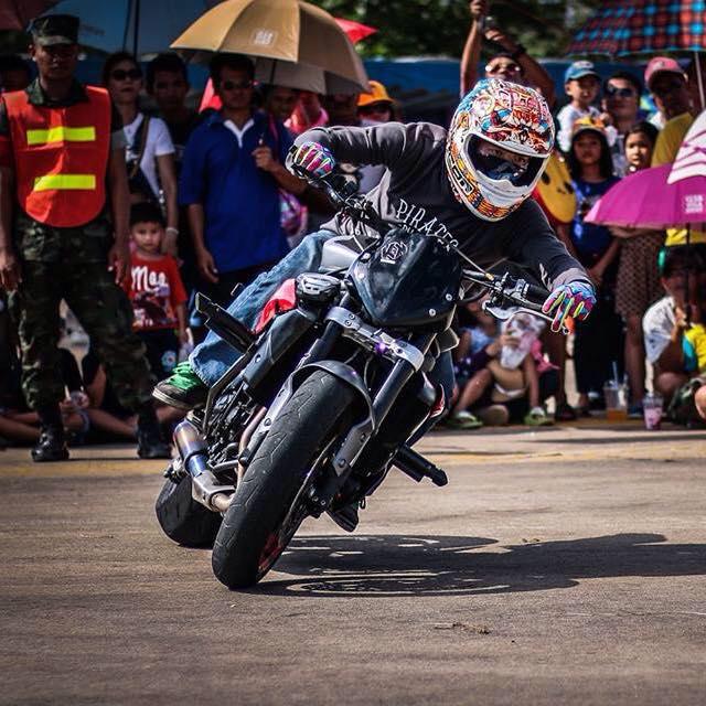 Saddum So sosok stuntmen motor Jokowi Copyright: Istimewa