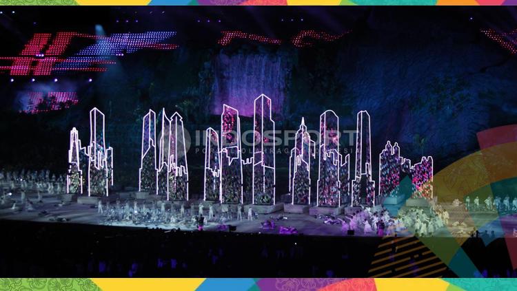 Kemeriahan Opening Ceremony Asian Games 2018.