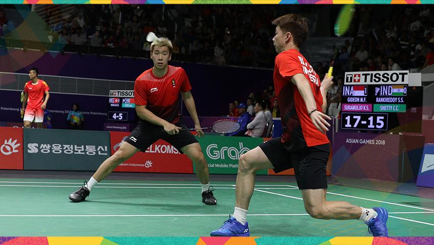 Markus Fernaldi Gideon dan Kevin Sanjaya Sukamuljo