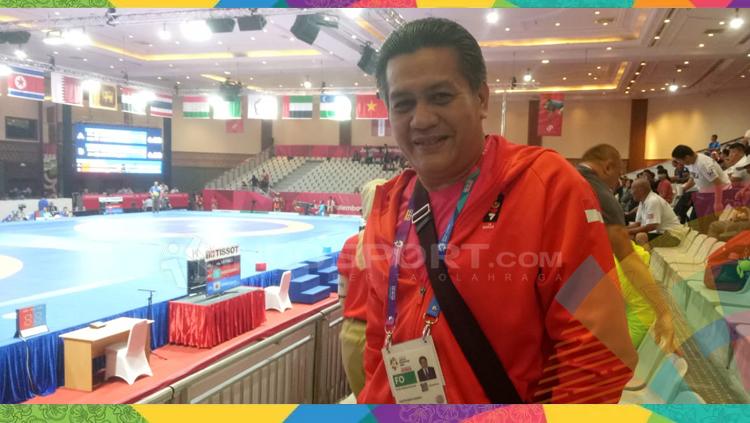 Gusti Randa, Manajer Tim Gulat Indonesia.