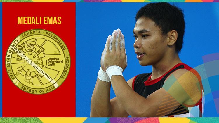 Eko Yuli berhasil sabet medali emas di Asian Games 2018.