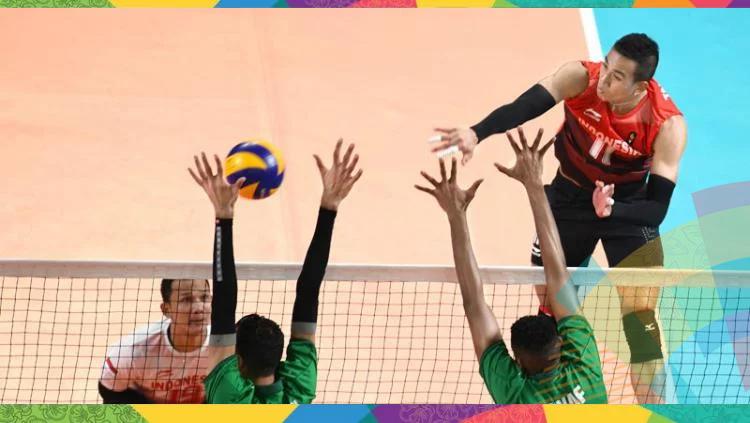 Tim voli putra Indonesia di Asian Games 2018.