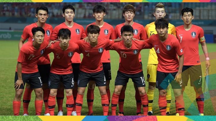 Skuat Korea Selatan di Asian Games 2018.