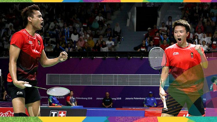 Tontowi Ahmad dan Liliyana Natsir, pebulutangkis Indonesia.
