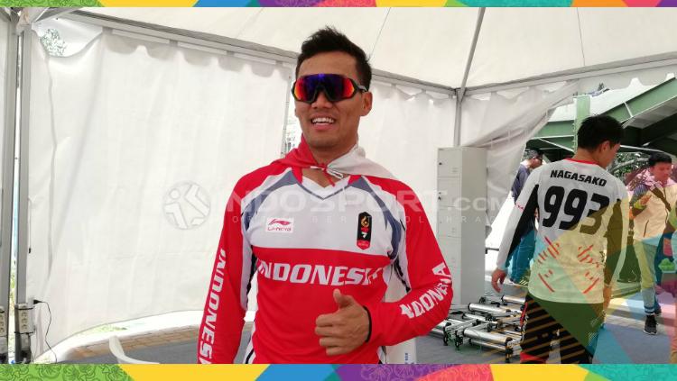 I Gusti Bagus Saputra, peraih medali perak di BMX Asian Games 2018.