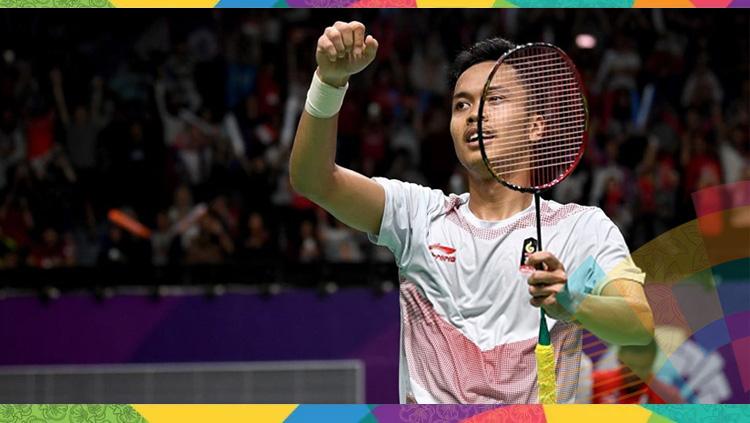 Anthony Sinisuka Ginting pebulutangkis Indonesia.