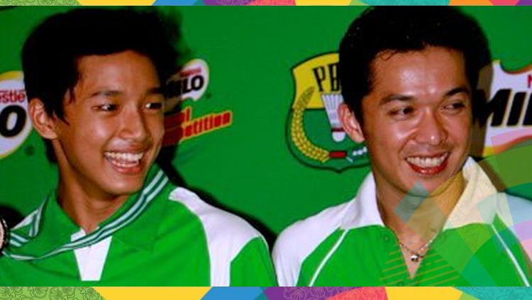 Jonatan Christie - Taufik Hidayat. Copyright: Twitter.com/androzmeda