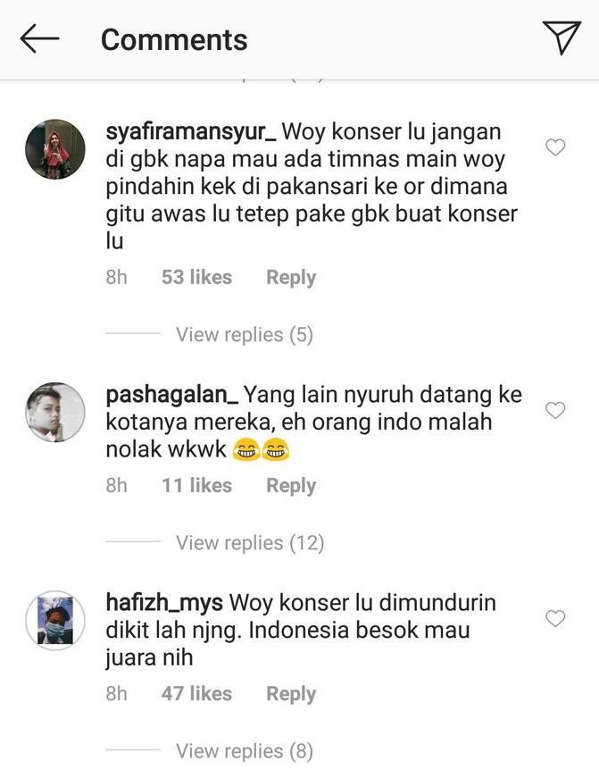 Komentar_Netizen3 Copyright: Instagram