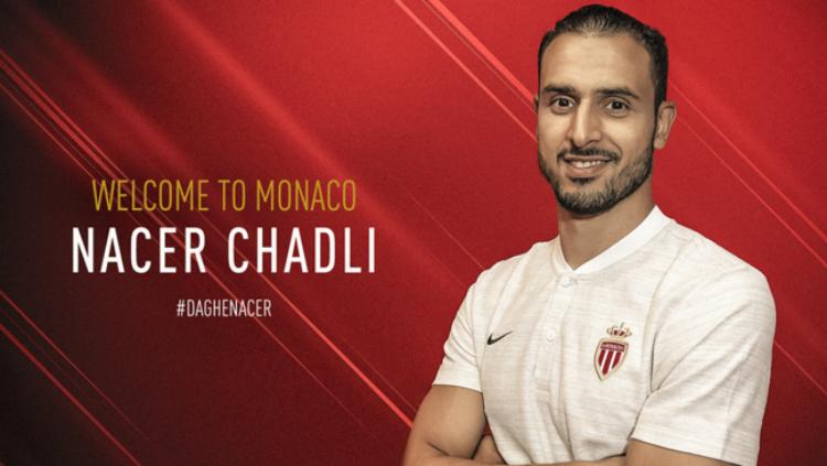 AS Monaco resmi mendatangkan Nacer Chadli. - INDOSPORT