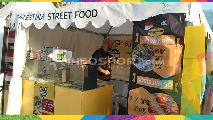 Emad Alamad, pedagang palestina di asian games 2018 Copyright: INDOSPORT/Petrus Manus DaYerimon