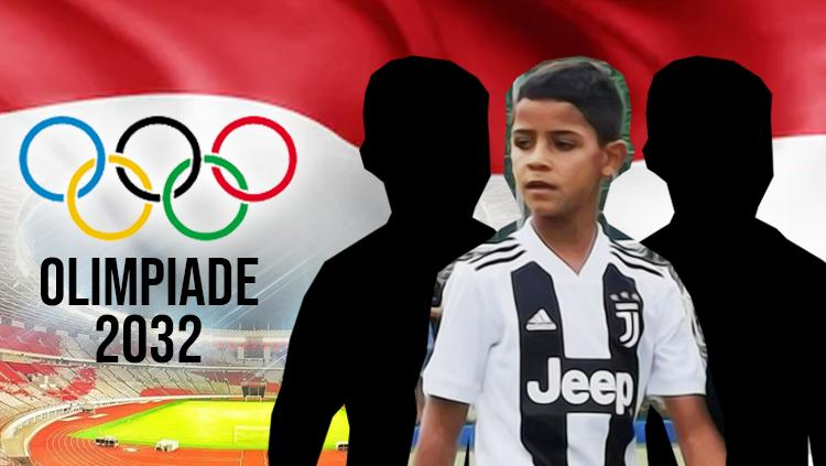 Jadi tuan rumah Olimpiade 2032, Indonesia bakal kedatangan tiga anak pesepakbola bintang Eropa, salah satunya Ronaldo JR. - INDOSPORT