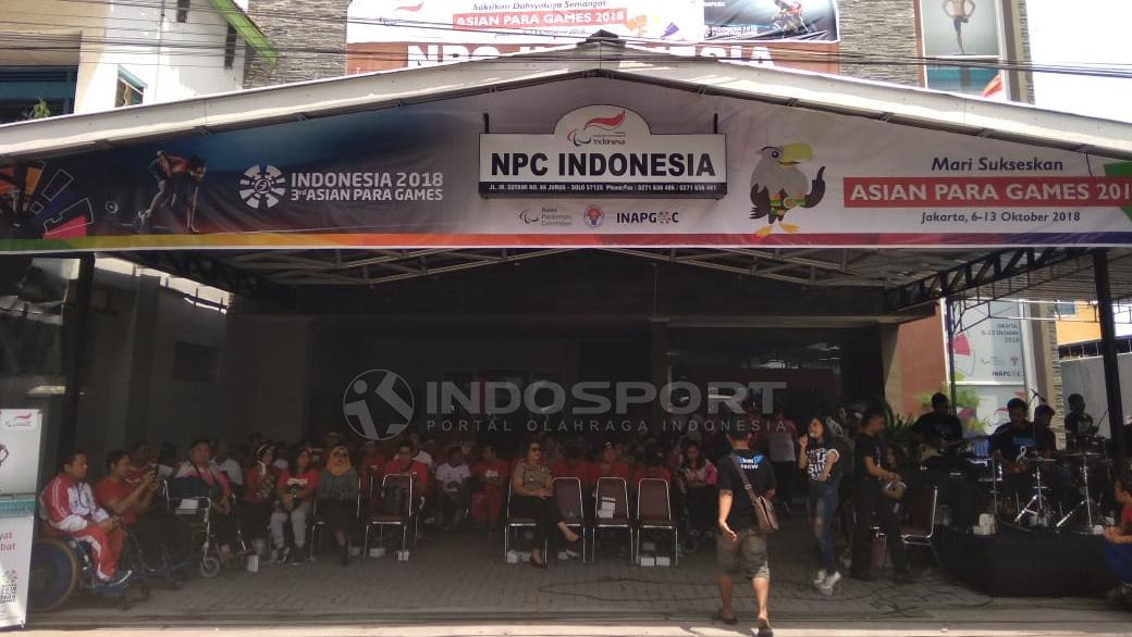 Penampakan kantor National Paralympic Committee (NPC) Indonesia.