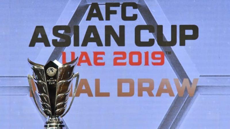Trofi Piala Asia 2019 di UEA.