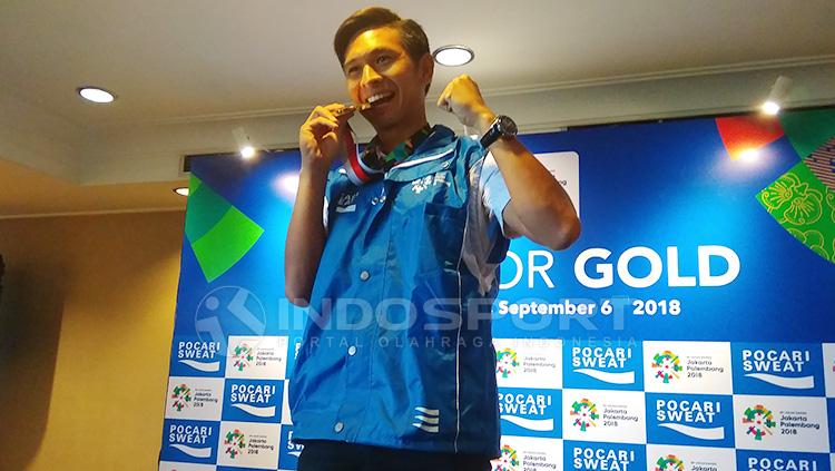 Christopher Rungkat, bersama Andre Goransson, meraih hadiah 1.800 USD atas capaiannya sebagai runner-up di ATP Challenger Jepang, Minggu (10/11/19). - INDOSPORT