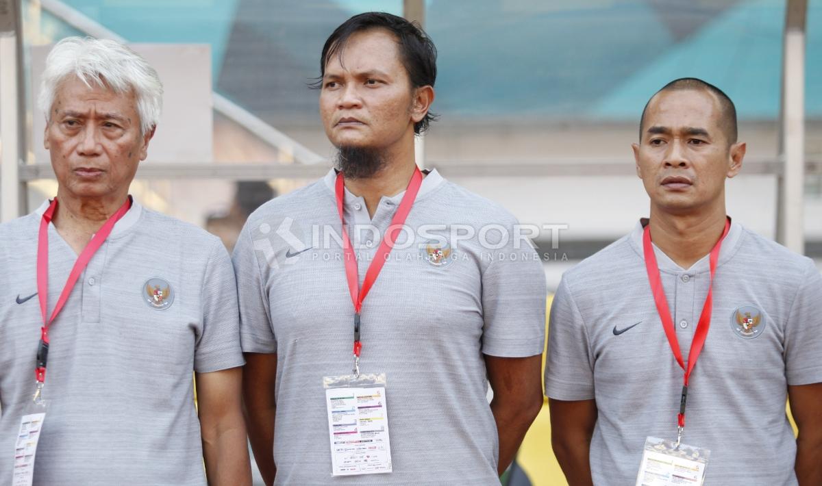 Laga Persahabatan Timnas Indonesia vs Mauritius.
