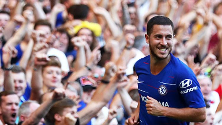 Eden Hazard, pemain megabintang Chelsea. Copyright: INDOSPORT