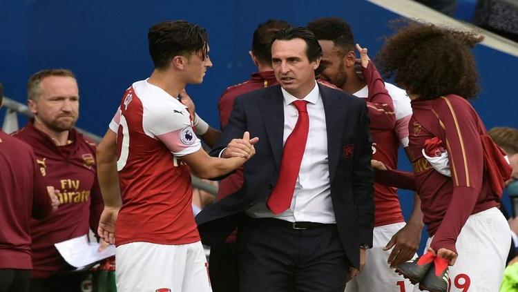 Mesut Ozil sudah mulai berlatih lagi jelang menghadapi BATE Borisov di Stadion Emirates.