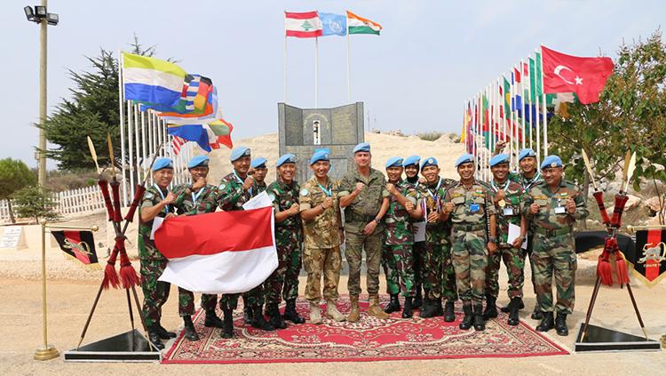 Satgas Indobatt Juara Umum Menembak Tingkat UNIFIL di Lebanon Copyright: Puspen TNI