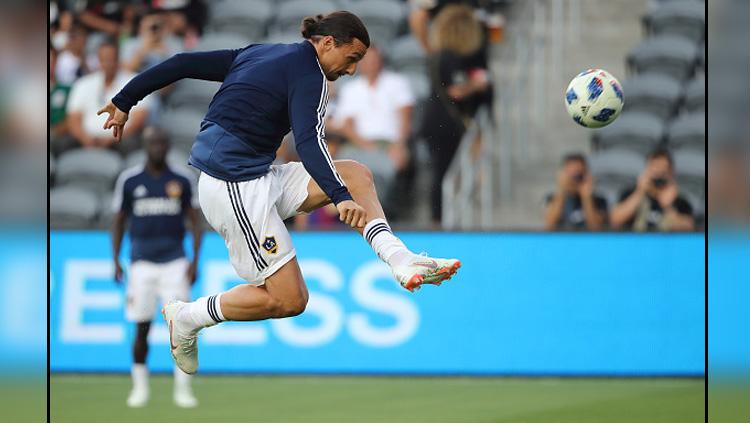 Zlatan Ibrahimovic, striker LA Galaxy.