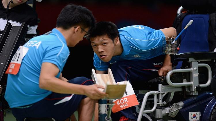 Jeong atlet Boccia asal Korea Selatan Copyright: zimbio