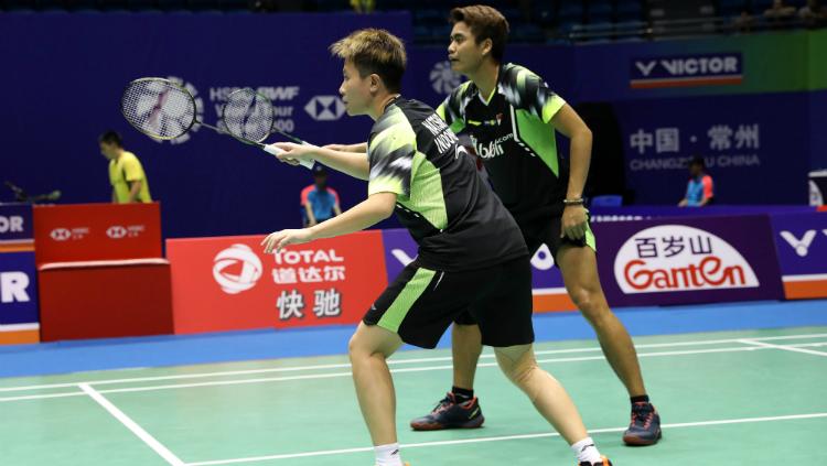 Tontowi Ahmad/Liliyana Natsir di China Open 2018.