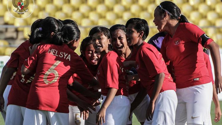 Skuat timnas Putri Indonesia U-16. Copyright: PSSI