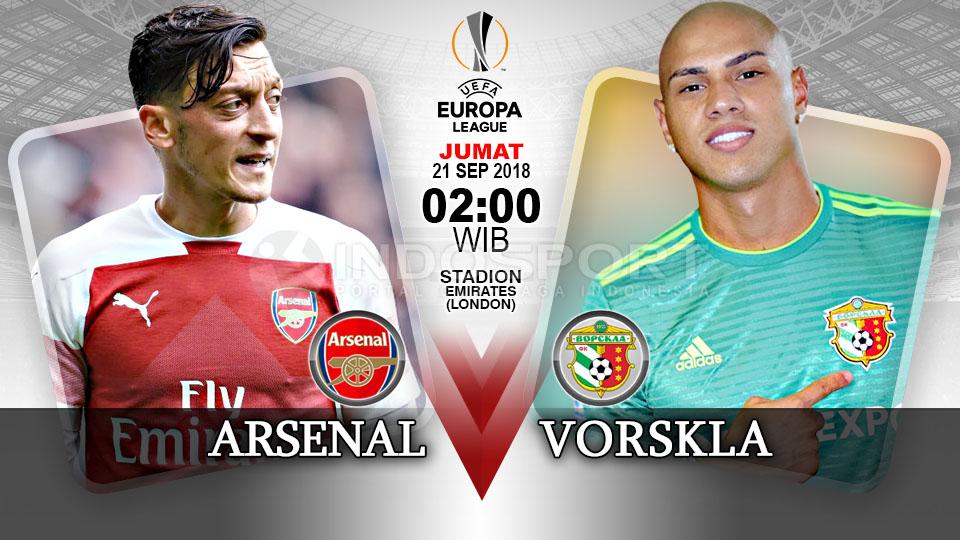 Arsenal vs Vorskla (Prediksi)
