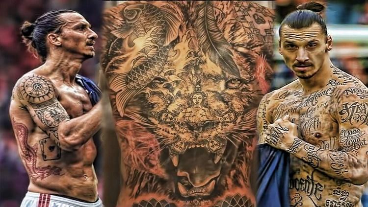 Ibra pernah mempunyai 50 tato yang disematkannya sebagai kampanye kemanusiaan Copyright: sokka