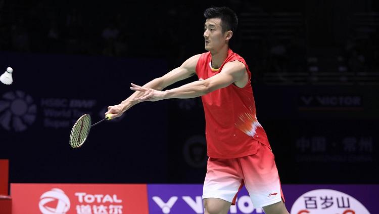 Chen Long dalam pertandingan di China Open 2018. Copyright: Humas PBSI