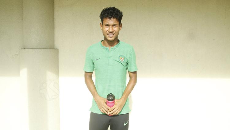 Bek kanan Timnas Indonesia U-16, Bagas Kaffa. - INDOSPORT