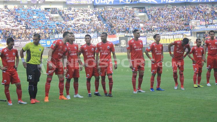 Pemain Persija Jakarta. Copyright: Arif Rahman/INDOSPORT