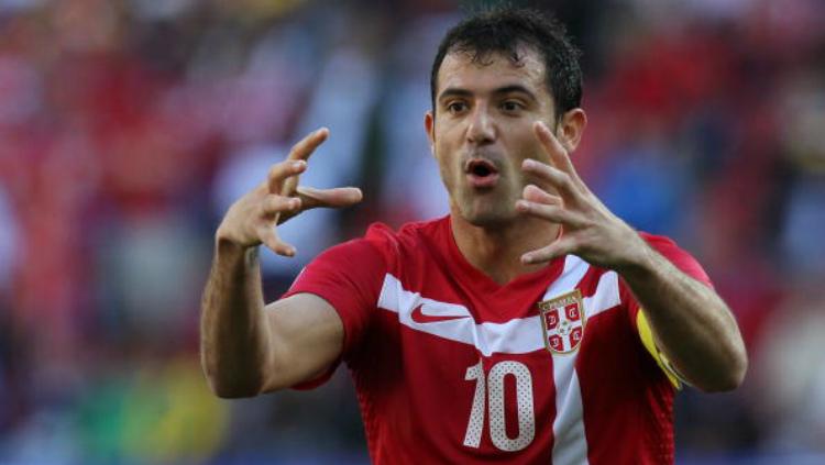 Dejan Stankovic di Piala Dunia 2010. Copyright: Getty Images