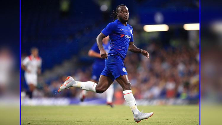 Victor Moses, gelandang sayap Chelsea. Copyright: INDOSPORT