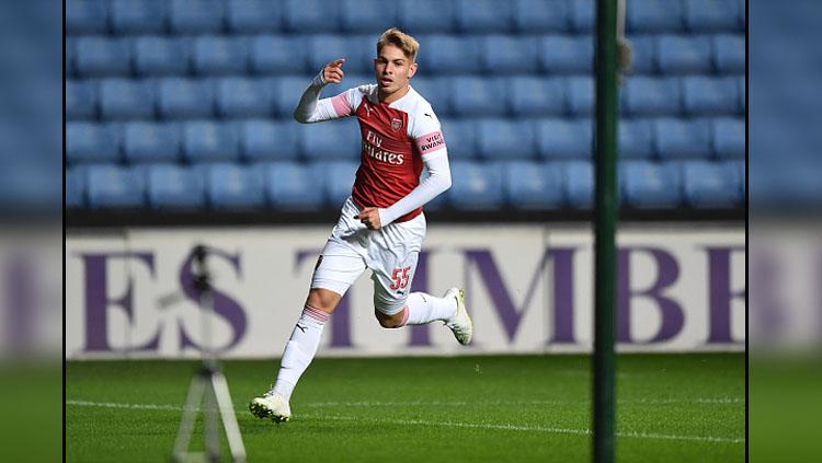 Emile Smith Rowe, pemain muda Arsenal. Copyright: Getty Images