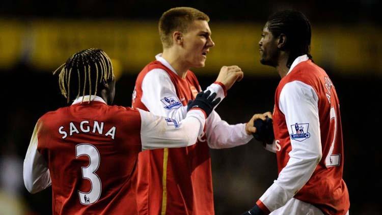 Pertengkaran yang melibatkan Nicklas Bendtner dan Emmanuel Adebayor