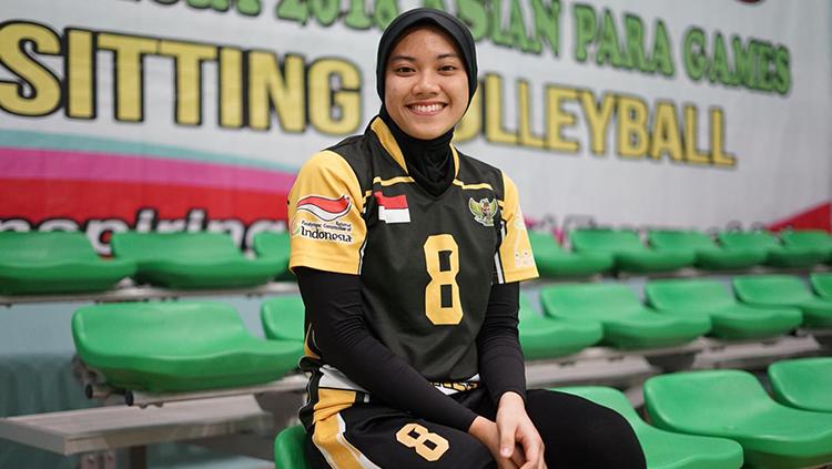 Atlet voli Para Games Indonesia, Nina Gusmita. Copyright: INAPGOC